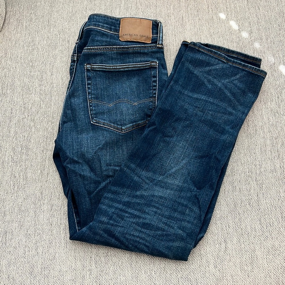 Men’s American Eagle Next Level Airflex Relaxed Straight Fit Jeans sz 32x32